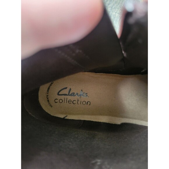 Clarks Womens Maye Ease Comfort Leather Ankle Booties Size 7.5 - Picture 8 of 11